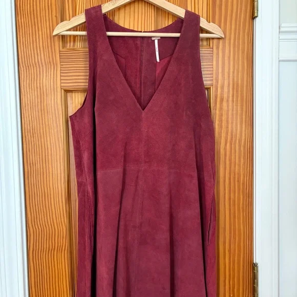 Free People Suede Mini Dress - Picture 2 of 4